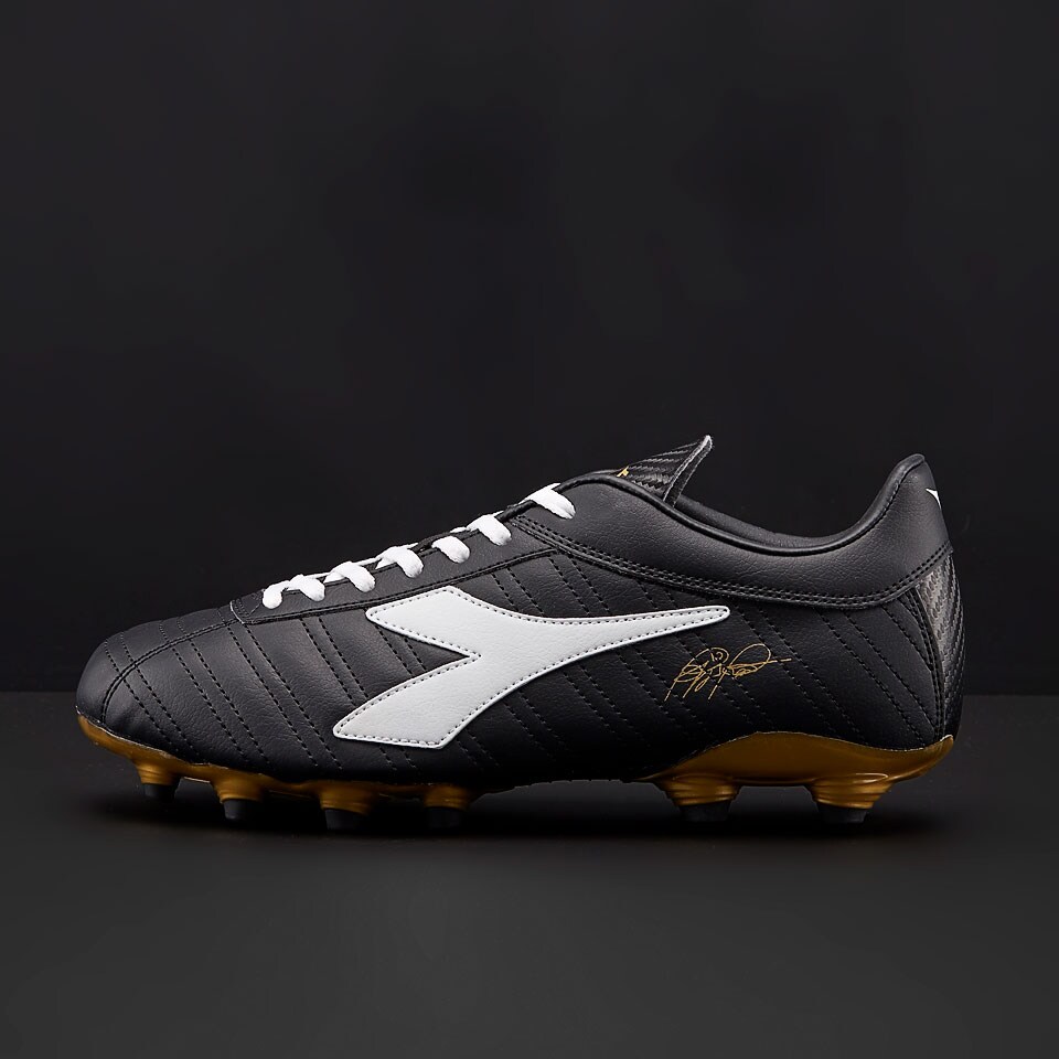 Scarpe Uomo - Diadora Baggio 03 R MG14 - Nero/Bianco/Oro