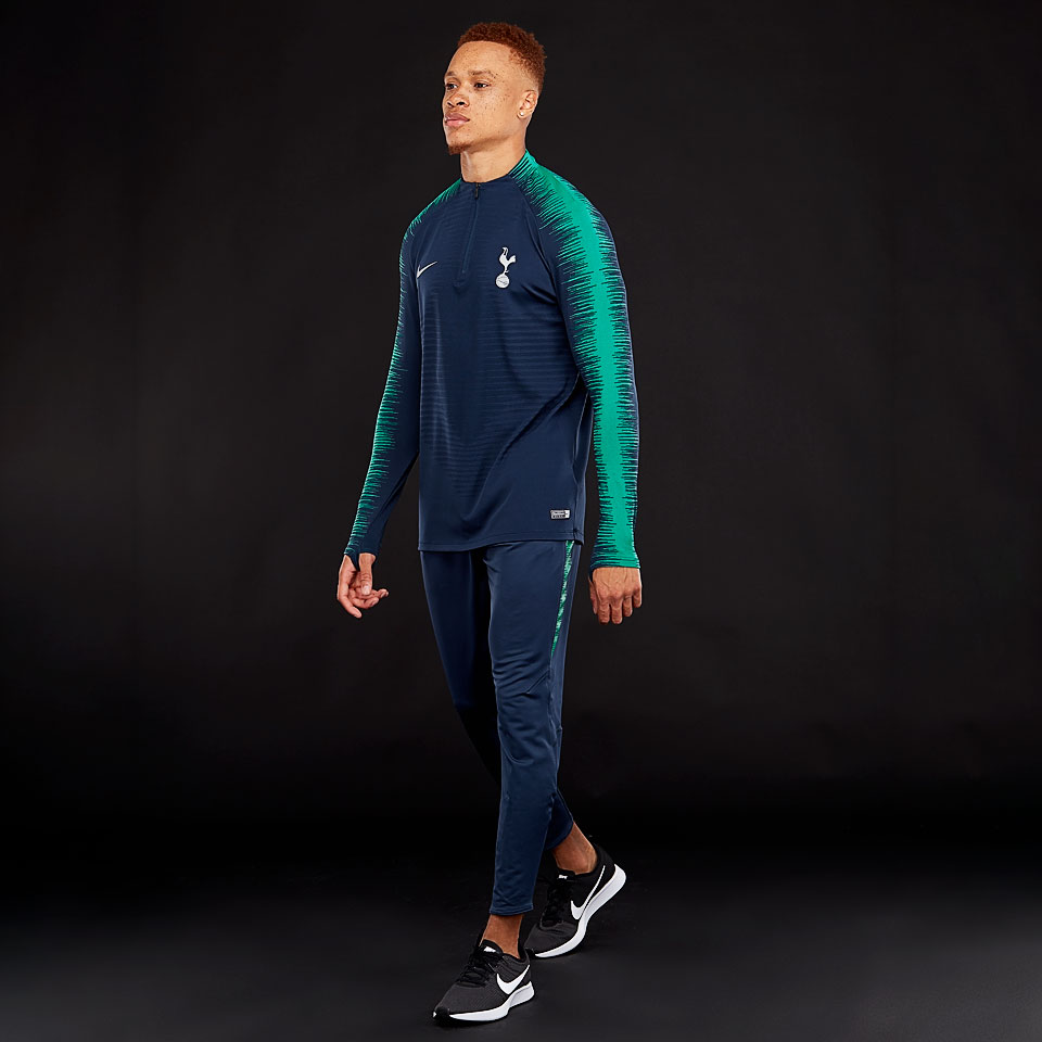 Nike Tottenham Hotspur 2018/19 Vaporknit Strike Drill Top - Mens Replica -  Training Tops - Armory Navy/Neptune Green | Pro:Direct Soccer