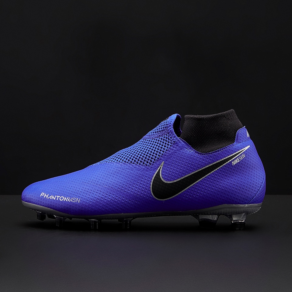 Botas de fútbol - Nike Phantom VSN Surge Pro FG - Azul/Negro/Plateado/Volt | Pro:Direct Soccer