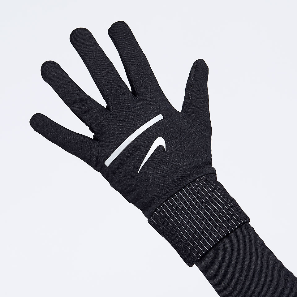 Nike Sphere Running Gloves Black/Silver Accessories RG.K0042
