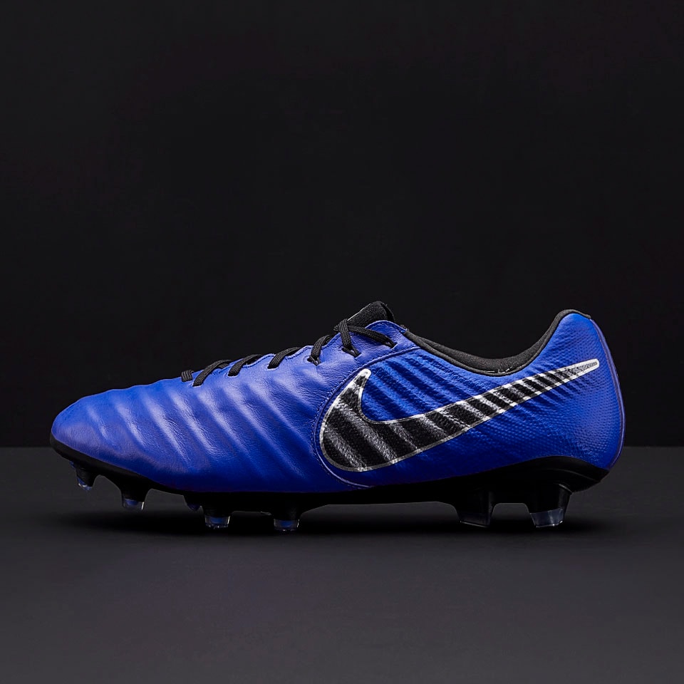 Botas de fútbol - Nike Tiempo Legend Elite FG - Azul/Negro/Plateado | Pro:Direct