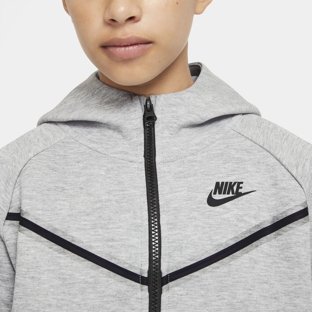 Nike Sportswear Older Girls Tech Fleece Full-Zip Hoodie (8-15 Yrs ...