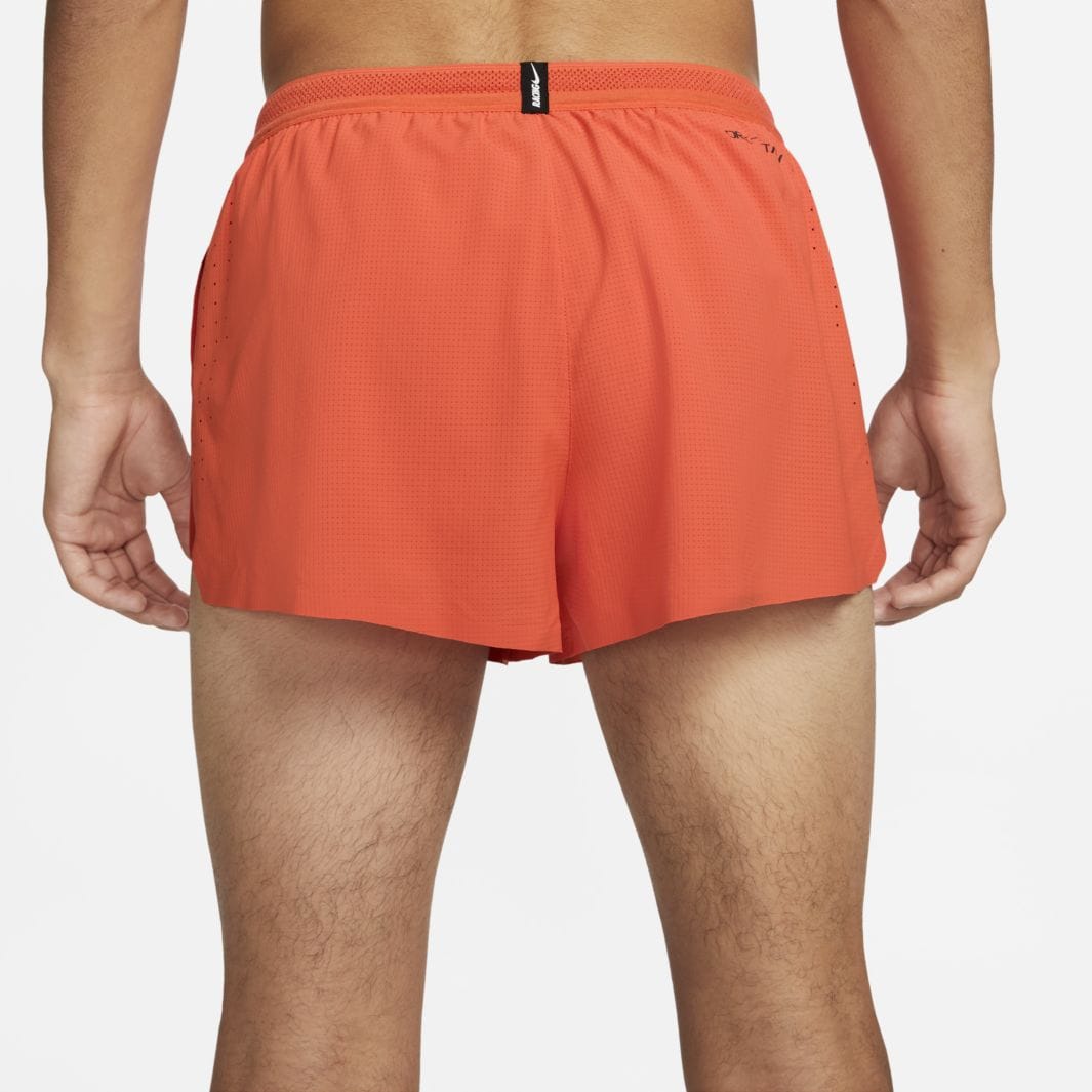 Nike Aeroswift 2 Inch Running Shorts - Orange/Ghost Green - Mens ...