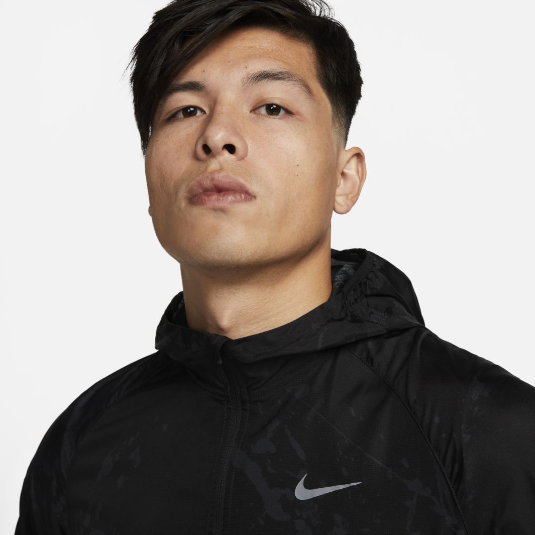 Nike Repel Run Division Running Jacket - Black/Reflective