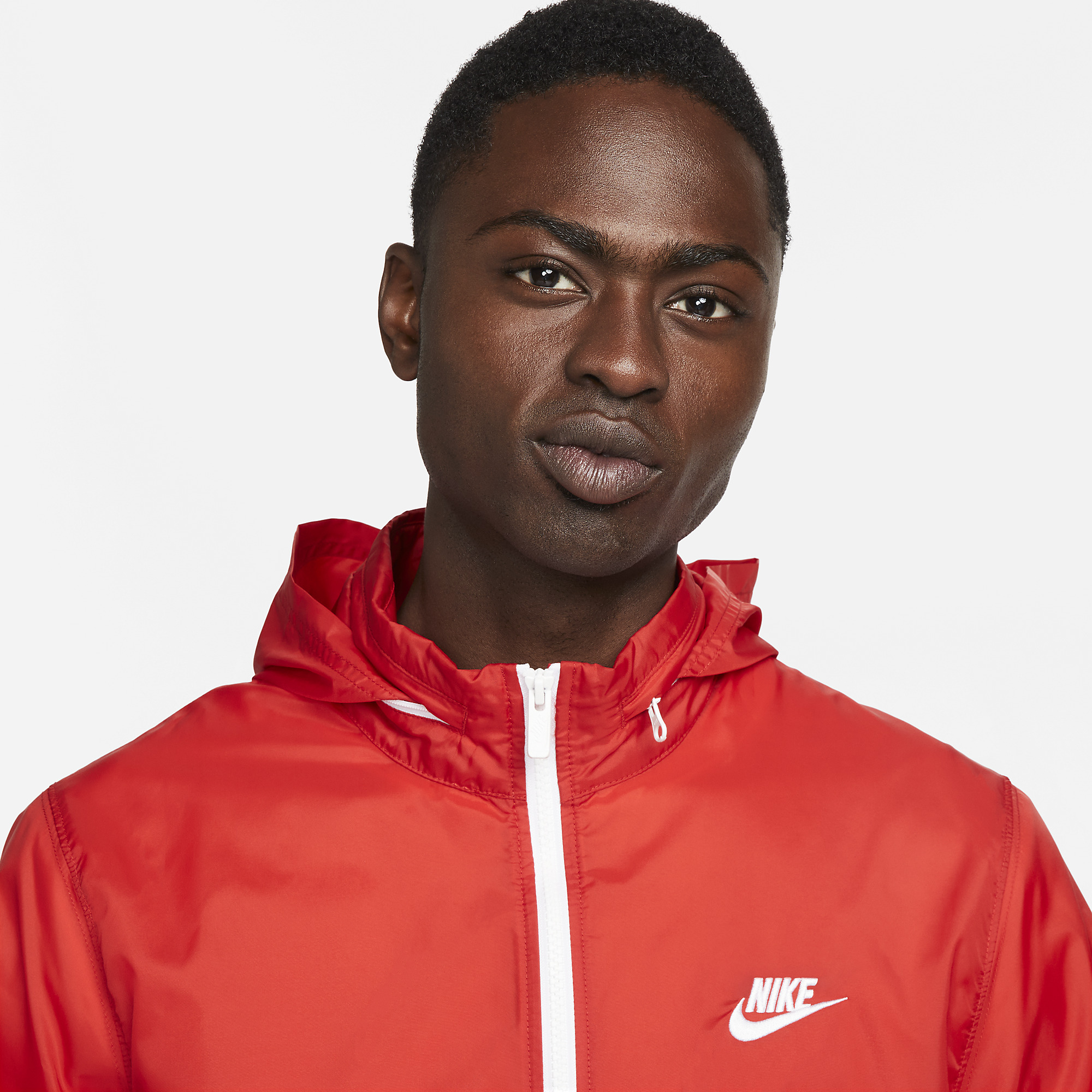 red nike tracksuit mens