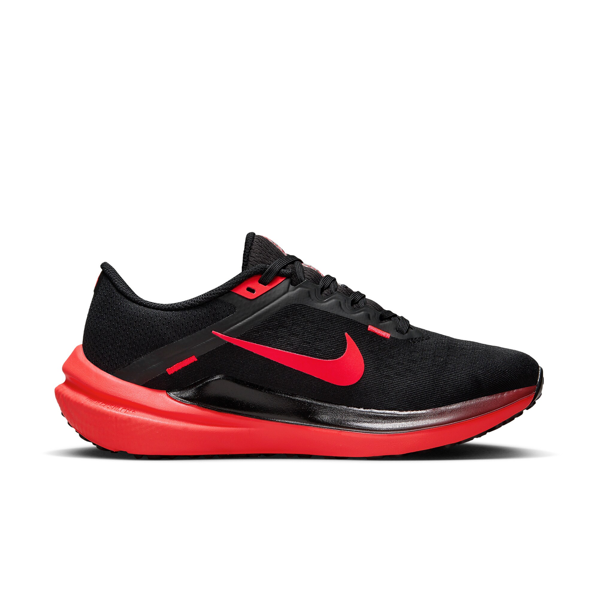 Nike Womens Air Winflo 10 Black/Bright Crimson-Velvet Brown