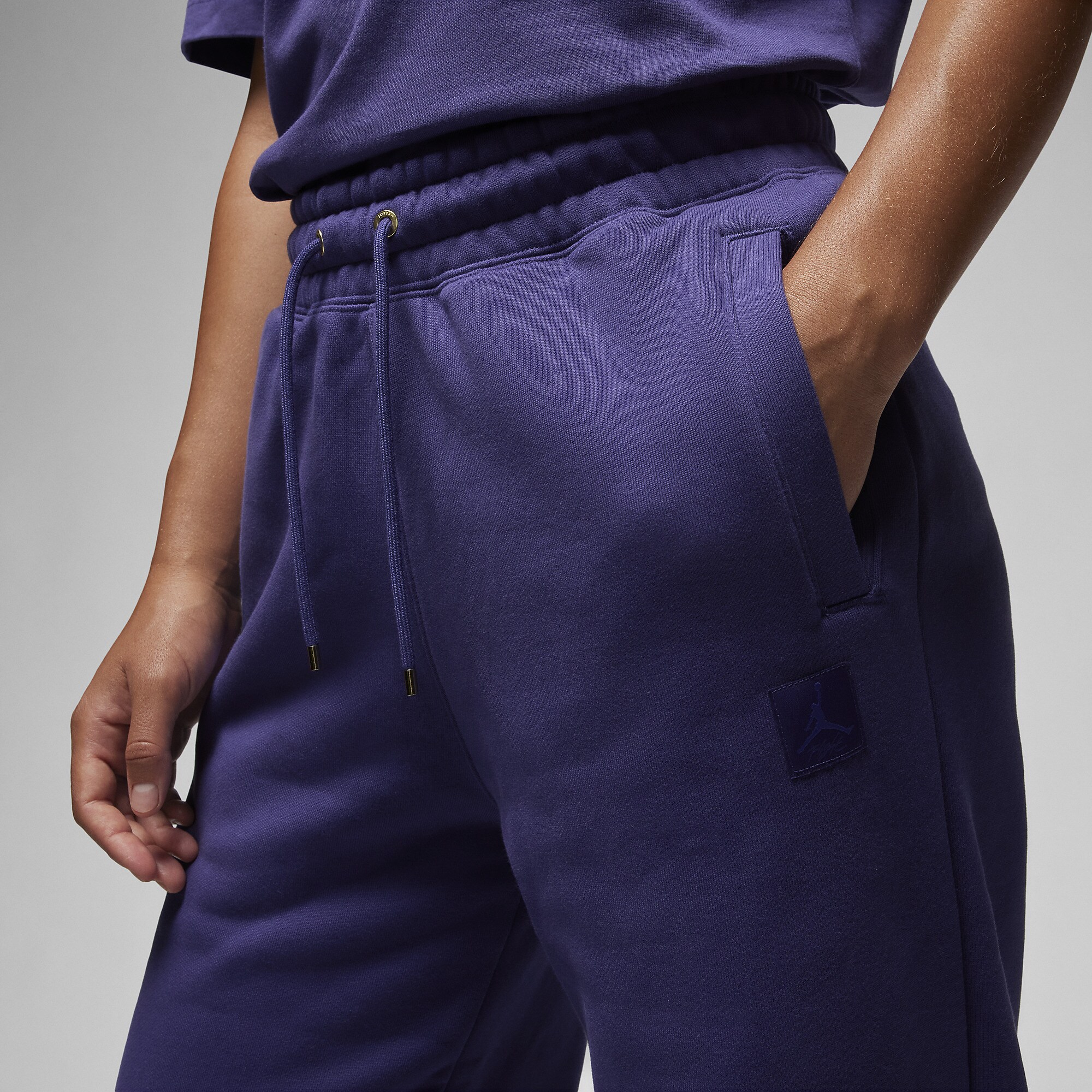 Womens Jordan Flight Fleece Pants Sky J Purple Womens Clothing