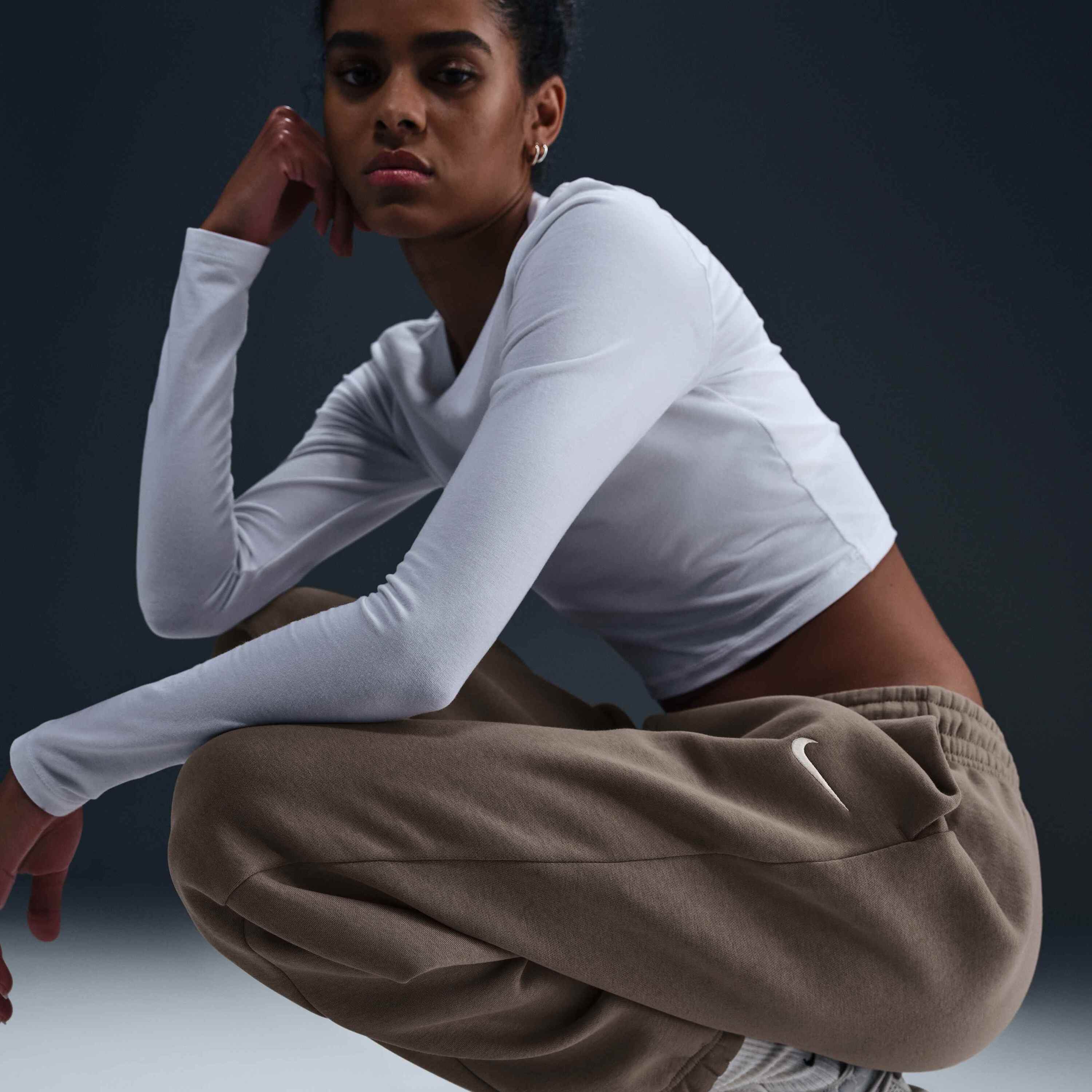 khaki nike tracksuit womens