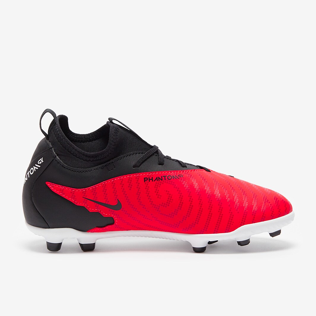 Nike Kids Phantom GX Club DF FG/MG - Bright Crimson/Black Nike Kids Phantom GX Club DF FG/MG - Bright Crimson/Black