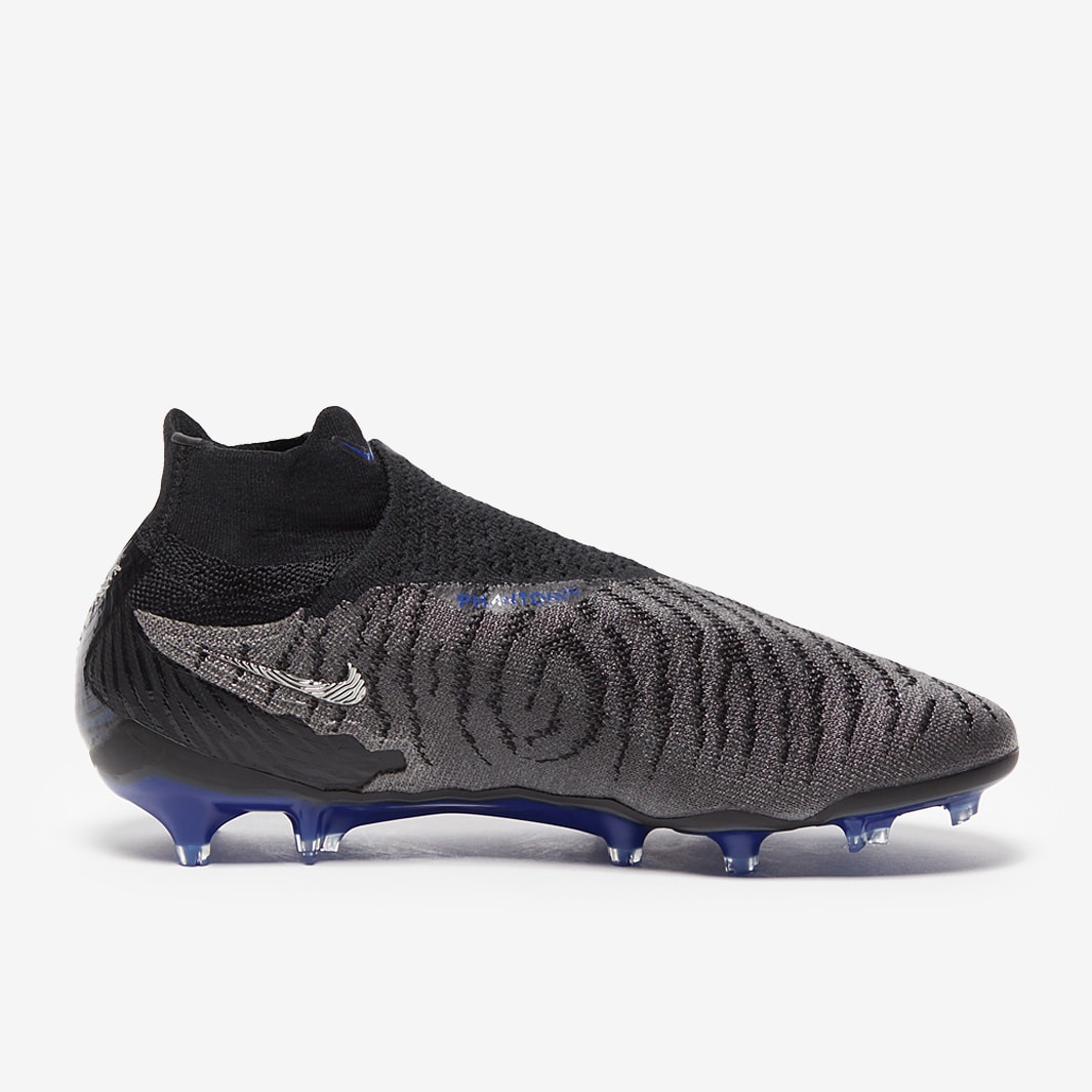 Nike Phantom GX Elite DF FG - Black/Chrome/Hyper Royal - Mens Cleats 