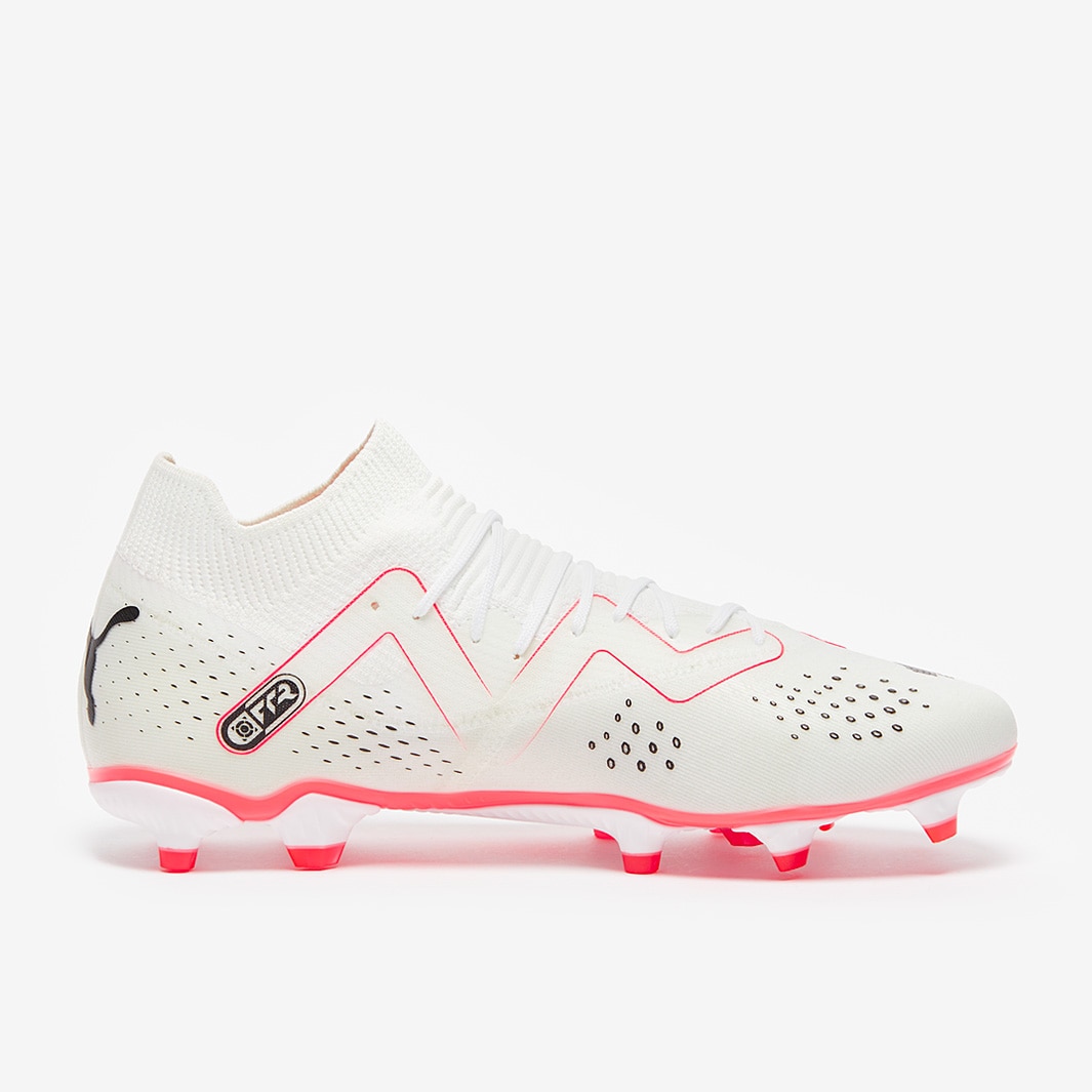 Puma Future Match FG/AG - Puma White/Fire Orchid - Mens Cleats | Puma Future Match FG/AG - Puma White/Fire Orchid - Mens Cleats |