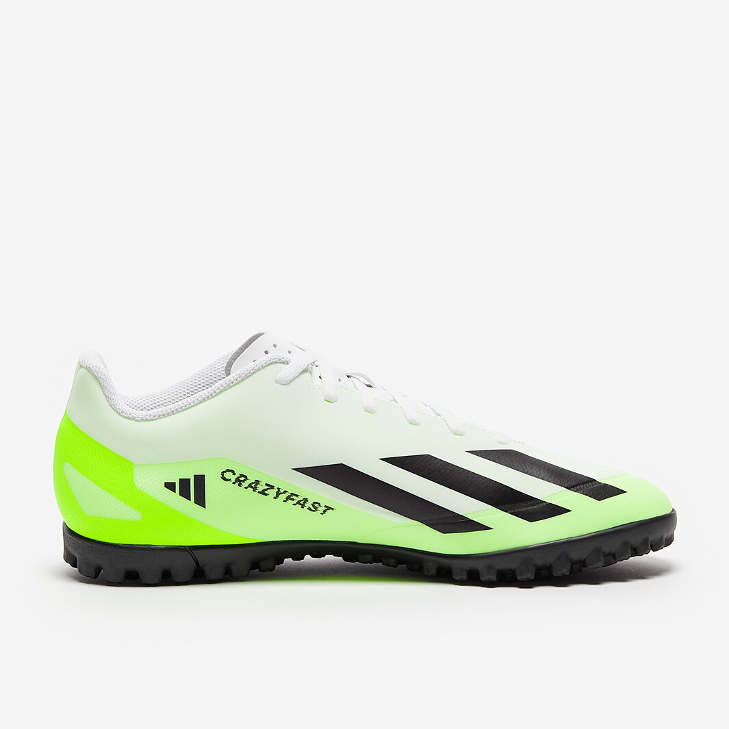 【新品】サッカー　スパイクシューズ adidas X CRAZYFAST.4 adidas X Crazyfast.4 TF - White/Core Black/Lucid Lemon