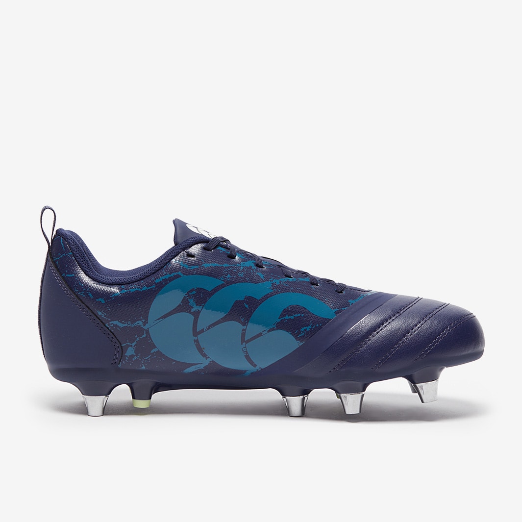 Boots Metal Studs BOTINES DE RUGBY CANTERBURY STAMPEDE TEAM BLU