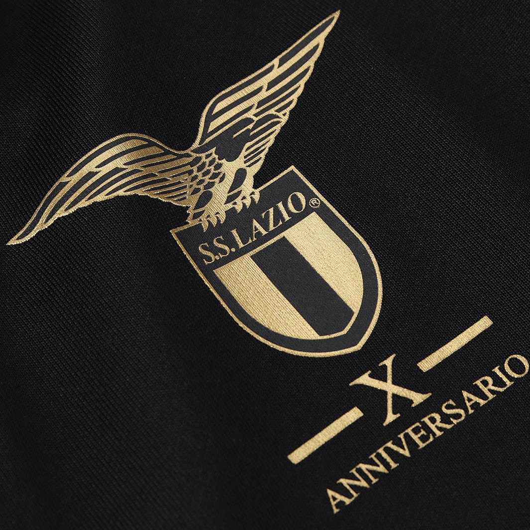 Mizuno Lazio Coppa Italia Anniversary Track Jacket - Black/Gold - Mens ...
