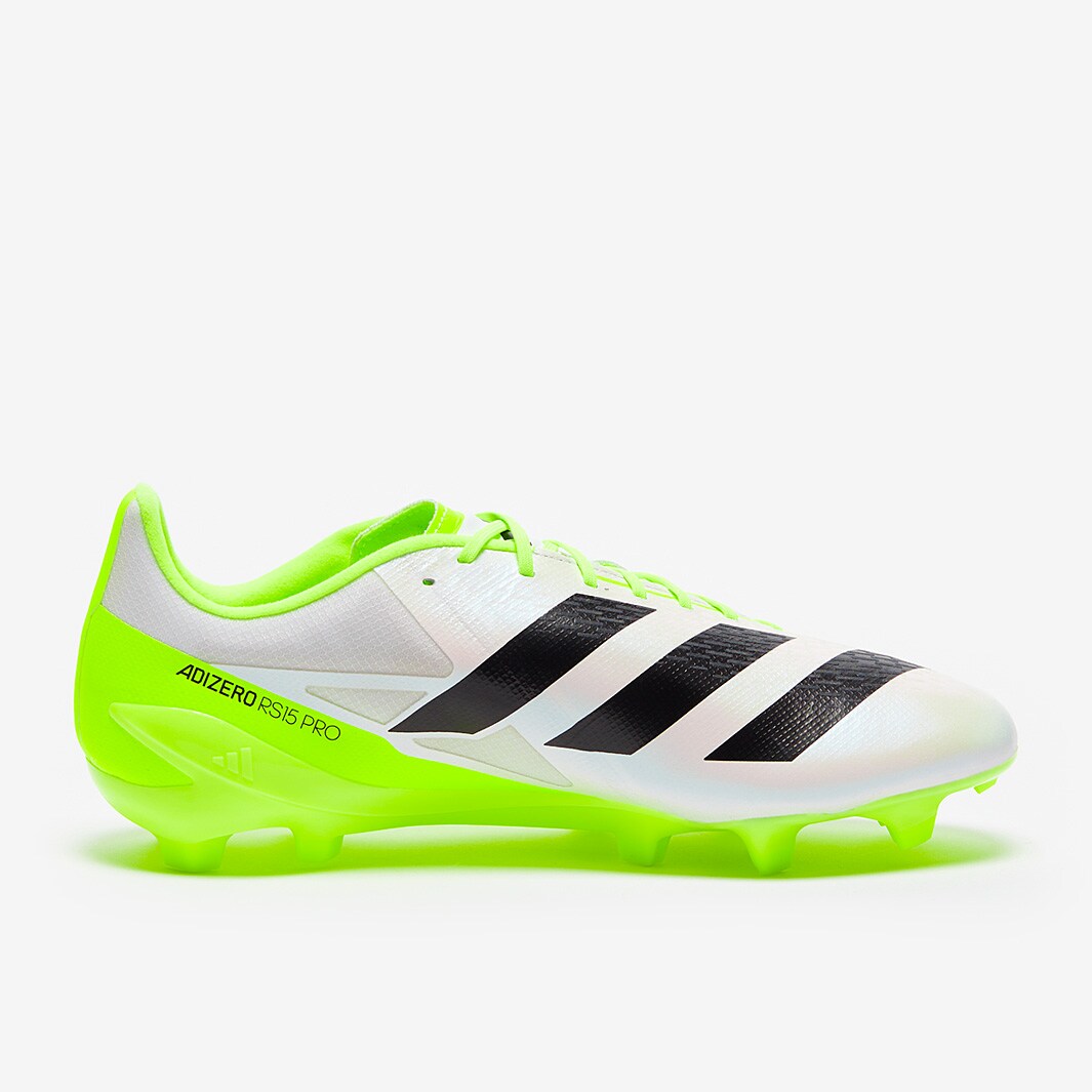 adidas Adizero RS15 Pro FG - white/core black/lucid lemon