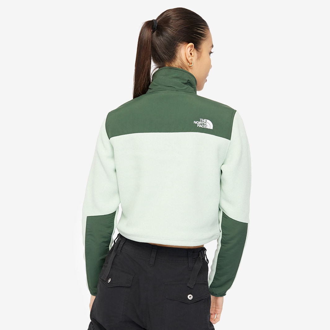 The North Face Womens Denali Crop - Green - Tops - Womens Clothing