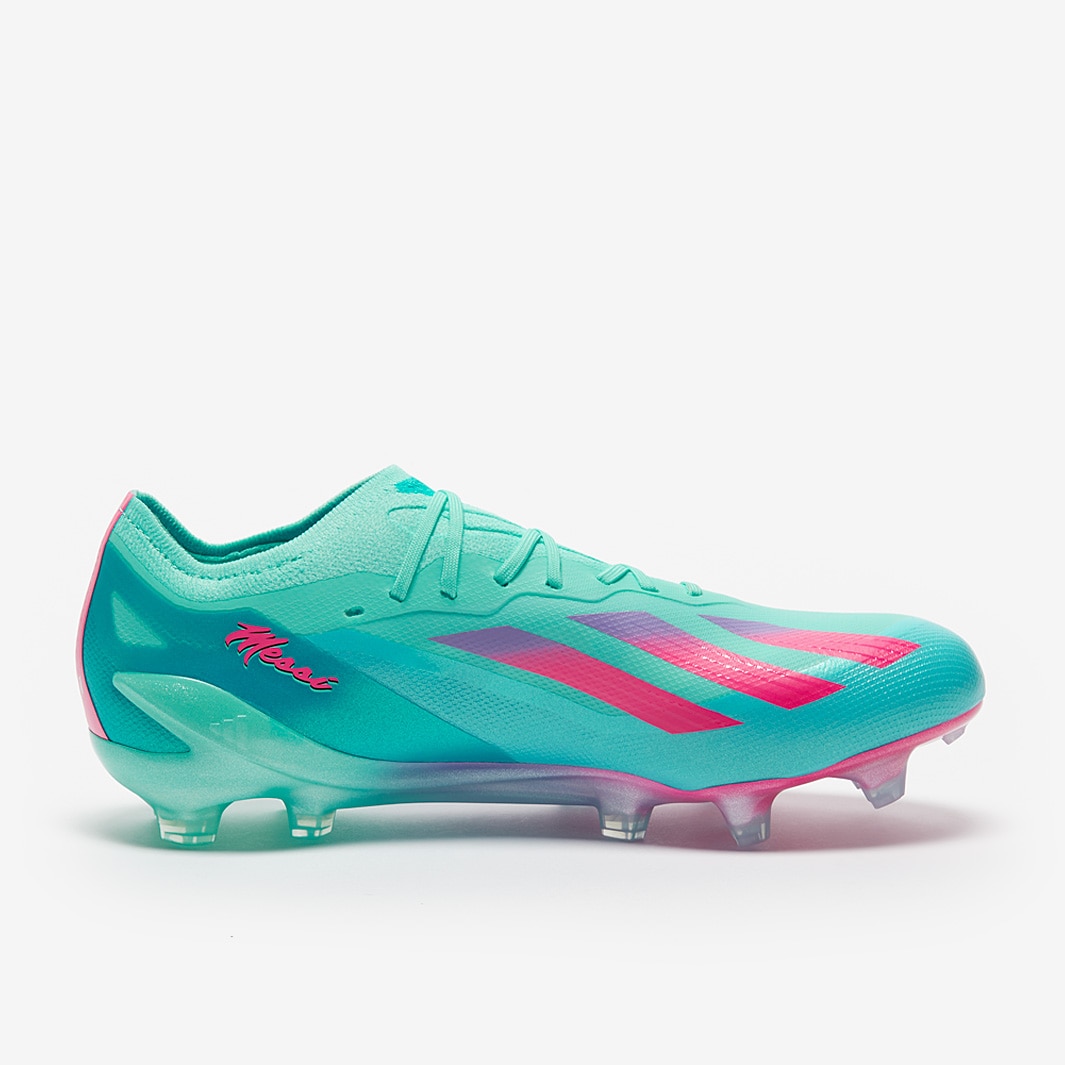 adidas Messi シューズ 青/ピンク FG用 adidas 16.3 TRX FG / AG Messi Soccer Shoes Blue Pink White