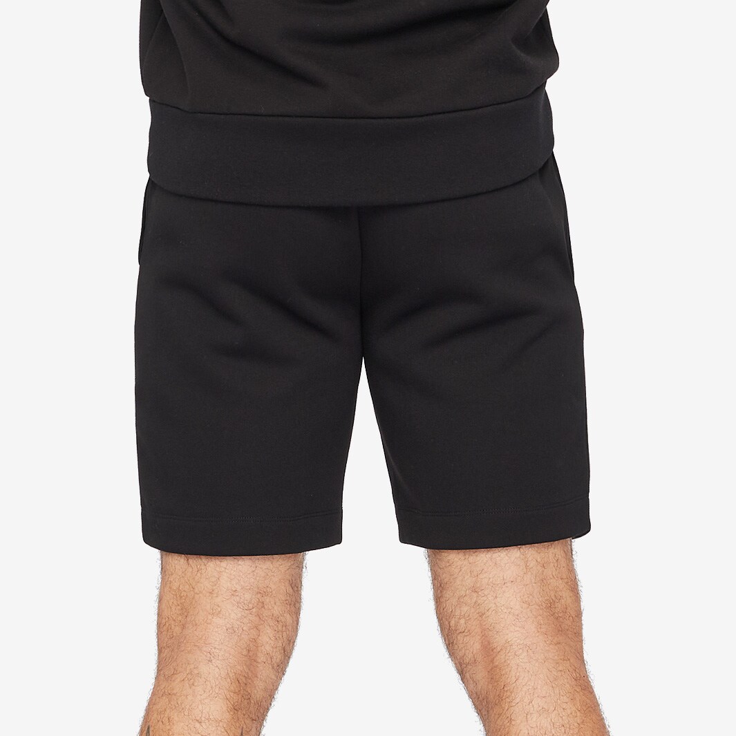 Organic Cotton Black Sweatpant Shorts Lacoste Organic Cotton