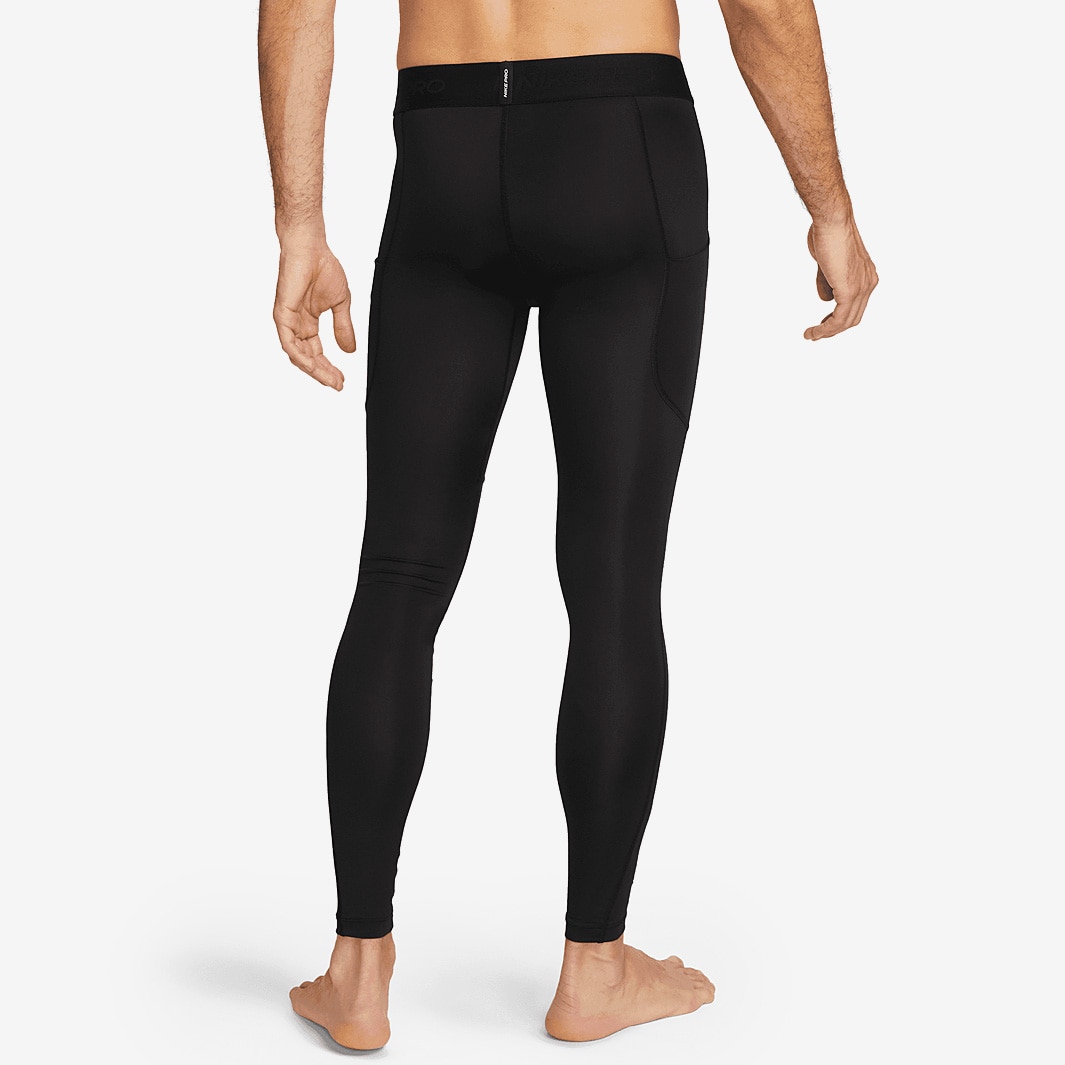 Nike Pro Dri-FIT Fitness Tights Black/White Mens Base Layer