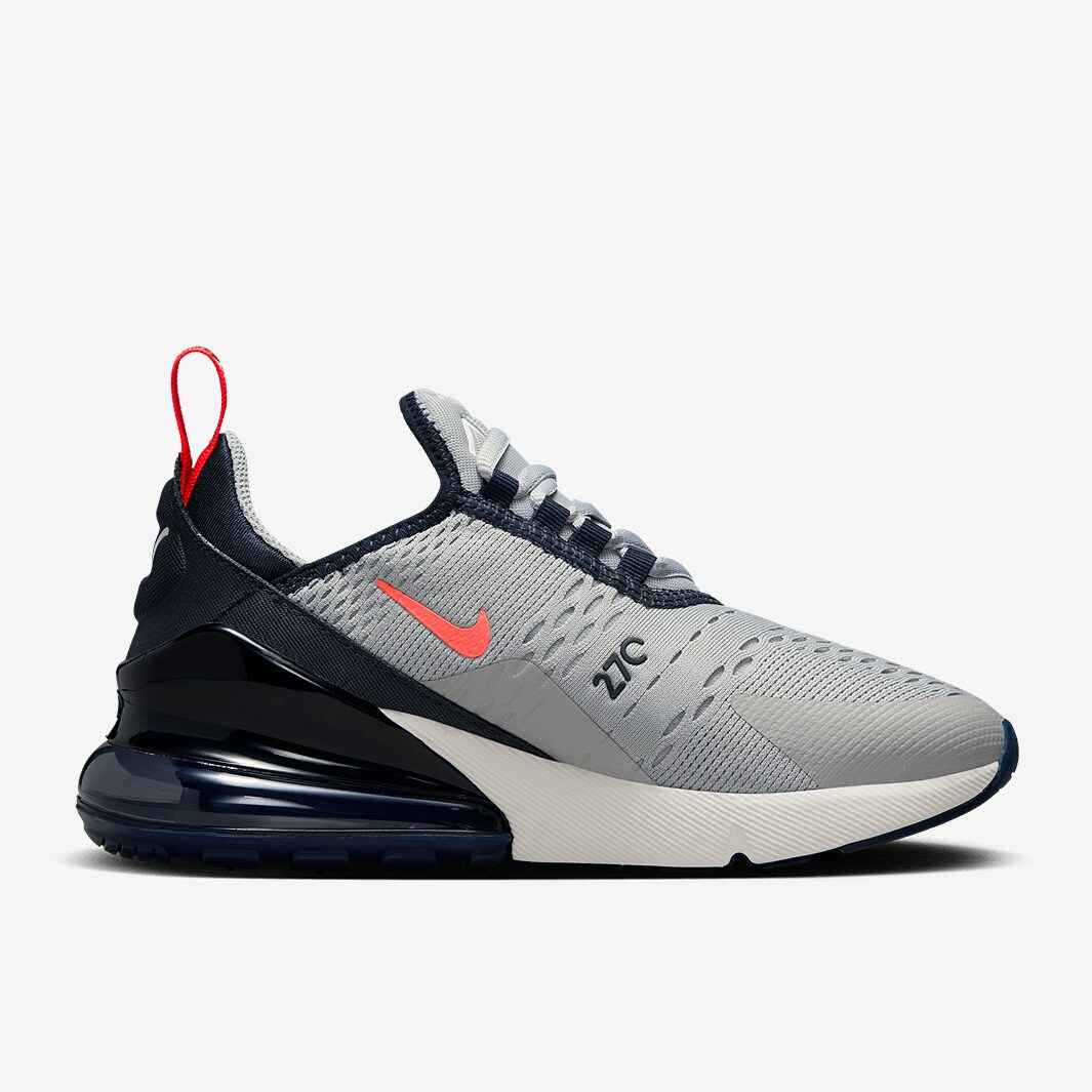 air max 270 wolf grey and red