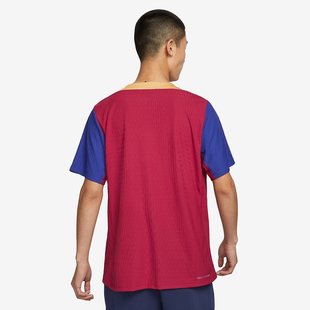 FC Barcelona Nike DRI-FIT ADV 青色ストライプシャツ FC Barcelona Nike DRI-FIT ADV 青色ストライプシャツ ウェア