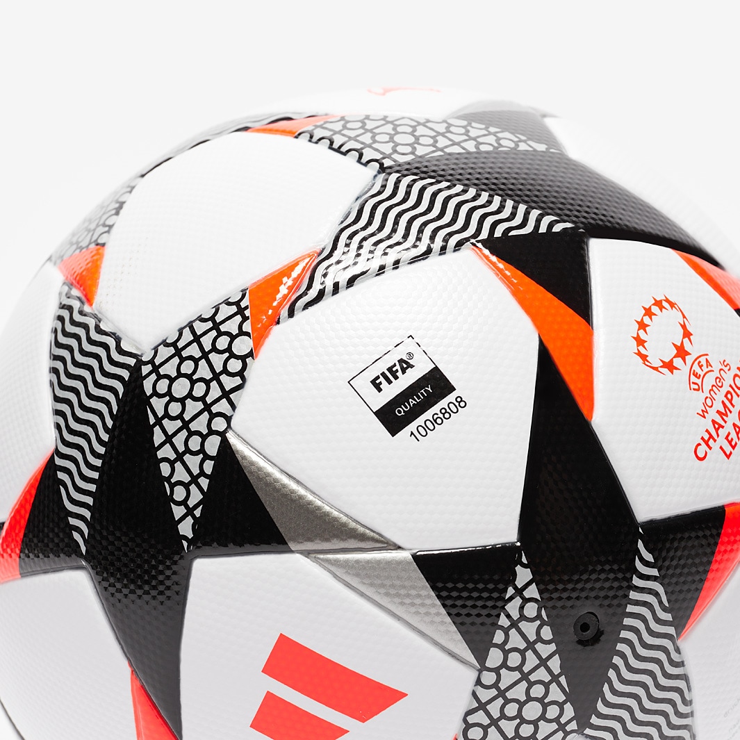 adidas UEFA Womens Champions UCL League - White/Black/Solar Red