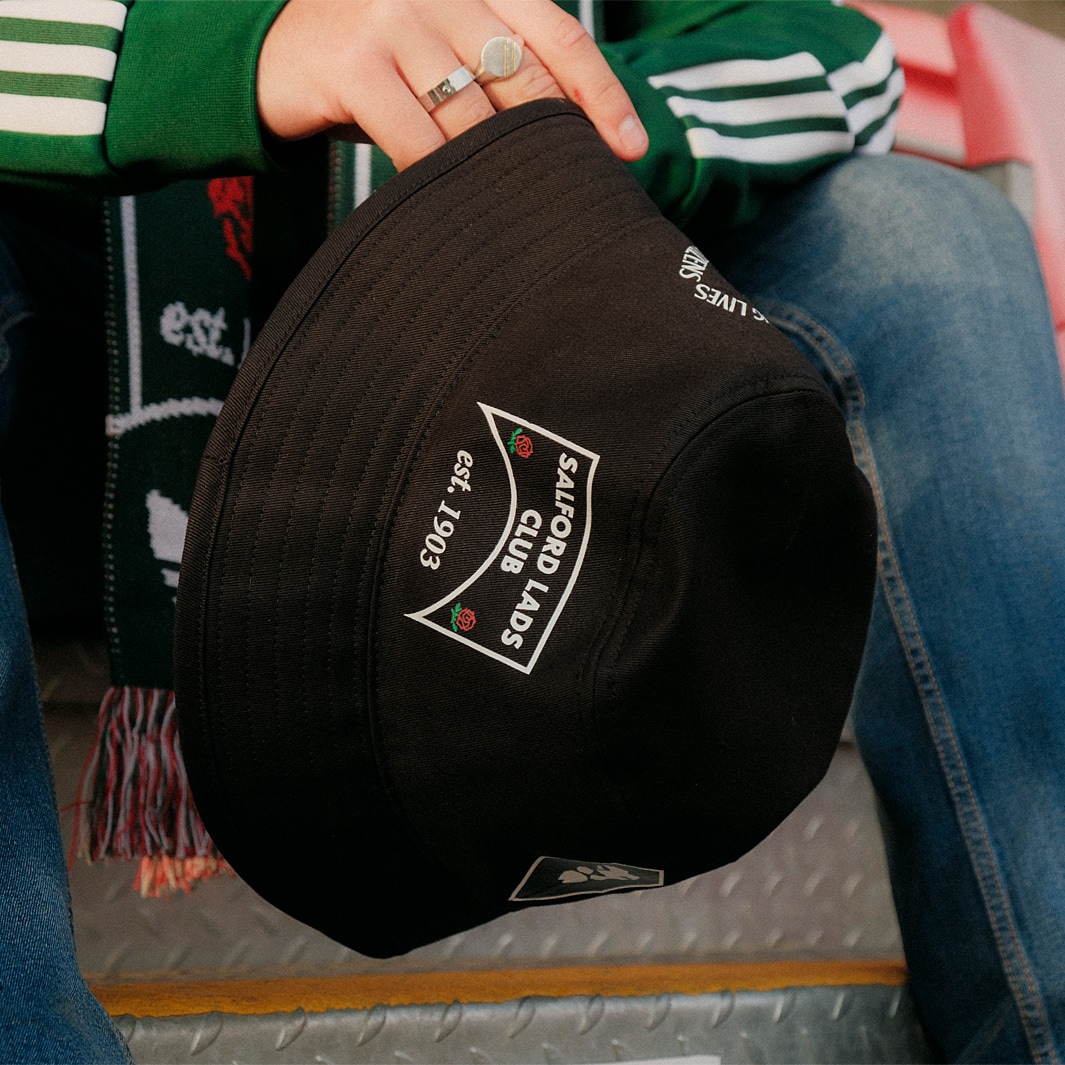 adidas Originals Salford City Track Bucket Hat - Black/White