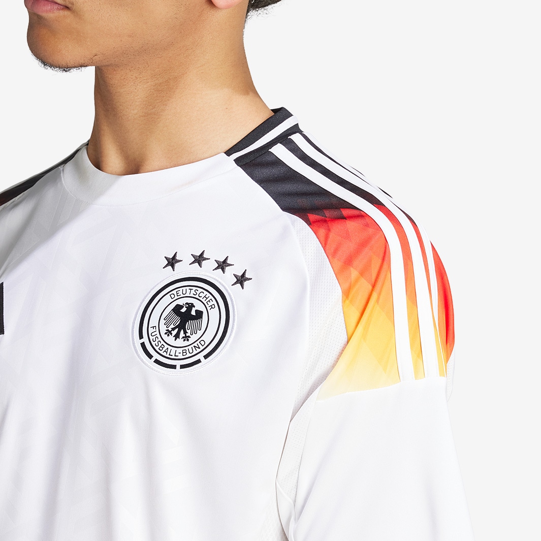 adidas Deutschland 2024 Heimtrikot Weiß Herren Fanbekleidung