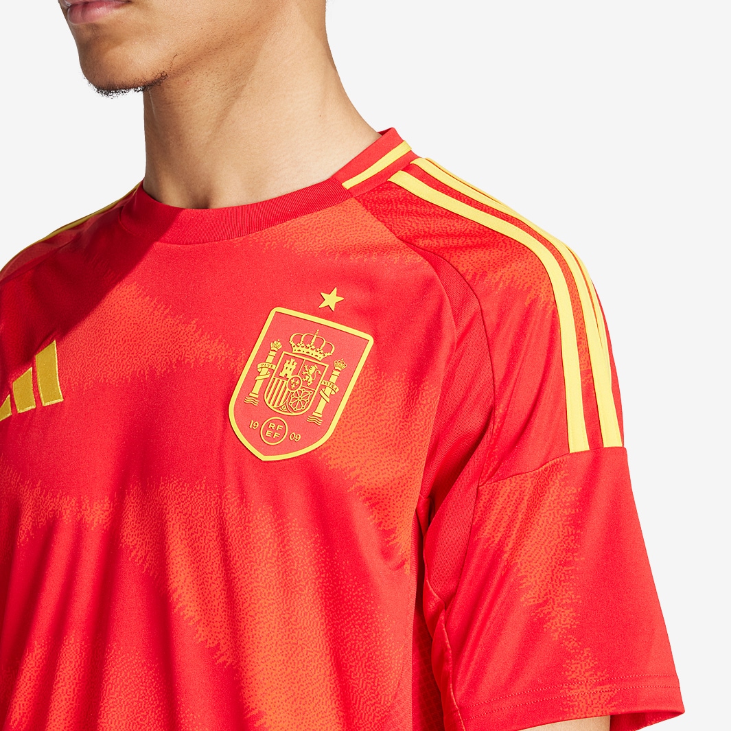 adidas Spain 23/24 Home Shirt - Better Scarlet - Mens Replica |