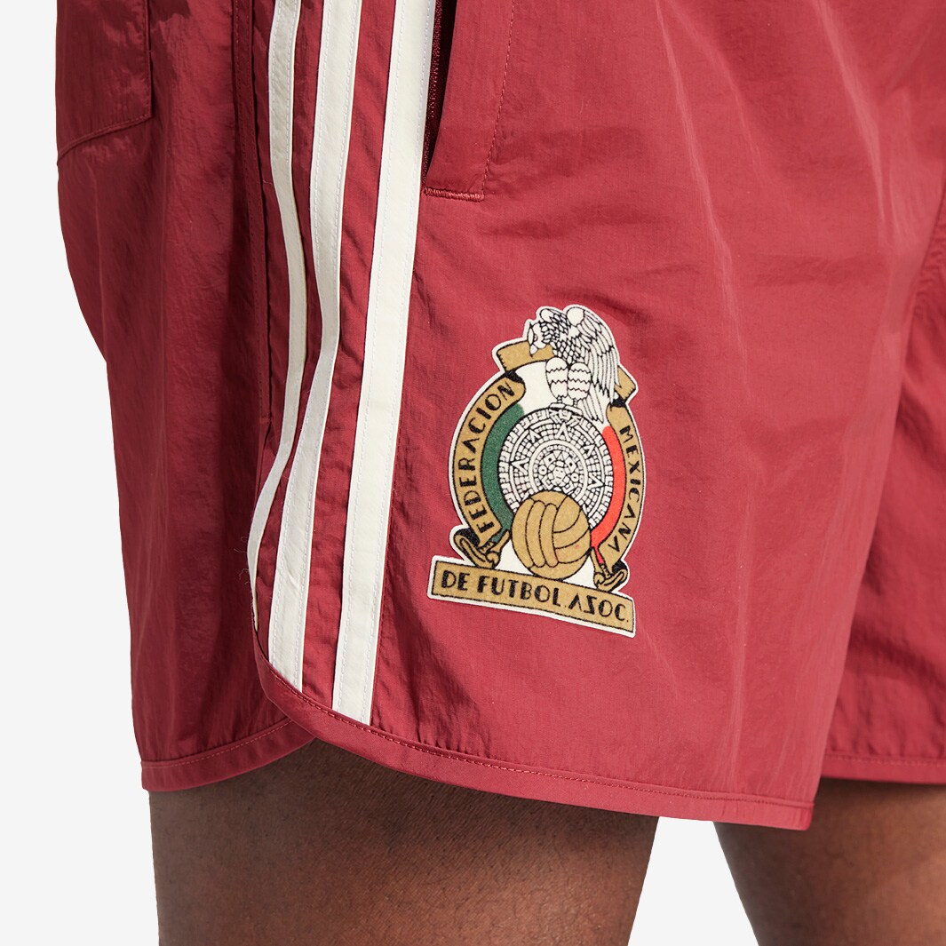 adidas originals Mexico 3S Shorts Noble Maroon Mens Clothing