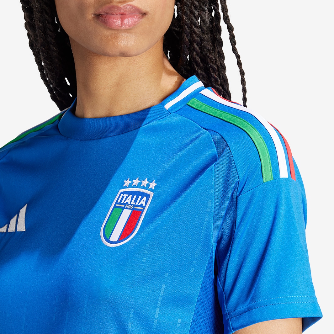 売れ筋商品|||アディダス カットソー トップス レディース Women's Italy National Team 2024 Replica Jersey Away adidas Womens Italy 23/24 Home Shirt - Blue - Womens Replica |