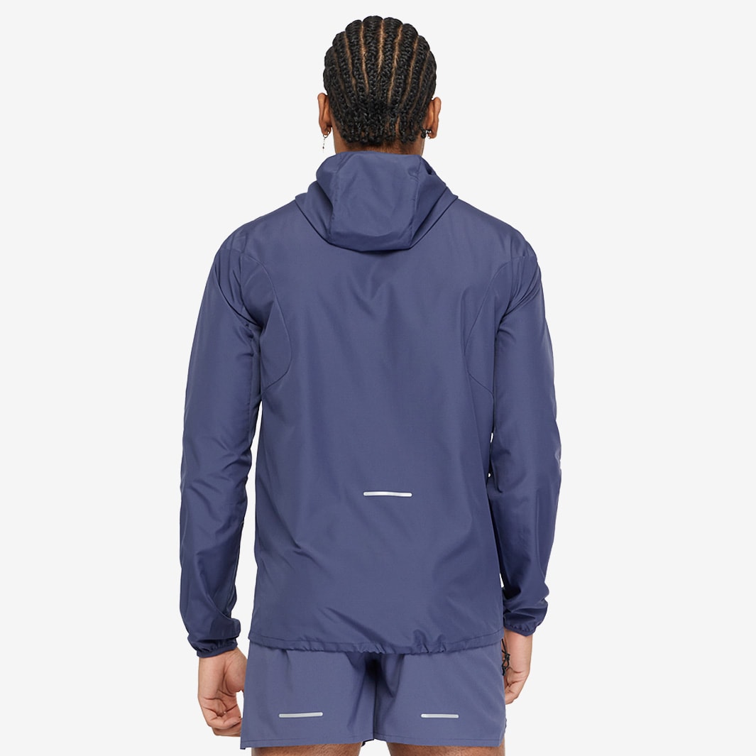 Asics Accelerate Light Jacket Thunder Blue Mens Clothing Pro