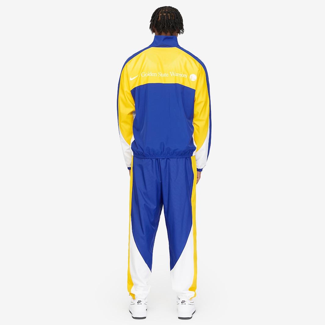 Nike NBA Golden State Warriors Starting Five Courtside Tracksuit - Rush  Blue/Amarillo/White - Tracksuits - Mens Replica | Pro:Direct Basketball