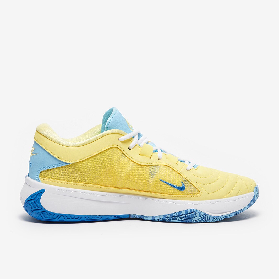 yellow and blue nike trainers