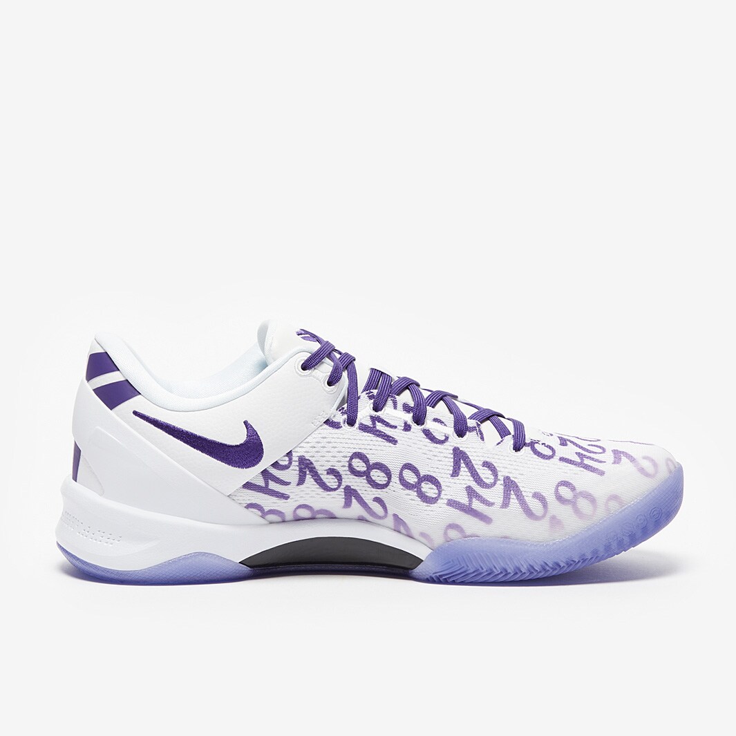Nike Kobe 8 ProTro - White/Court Purple - Trainers - Mens
