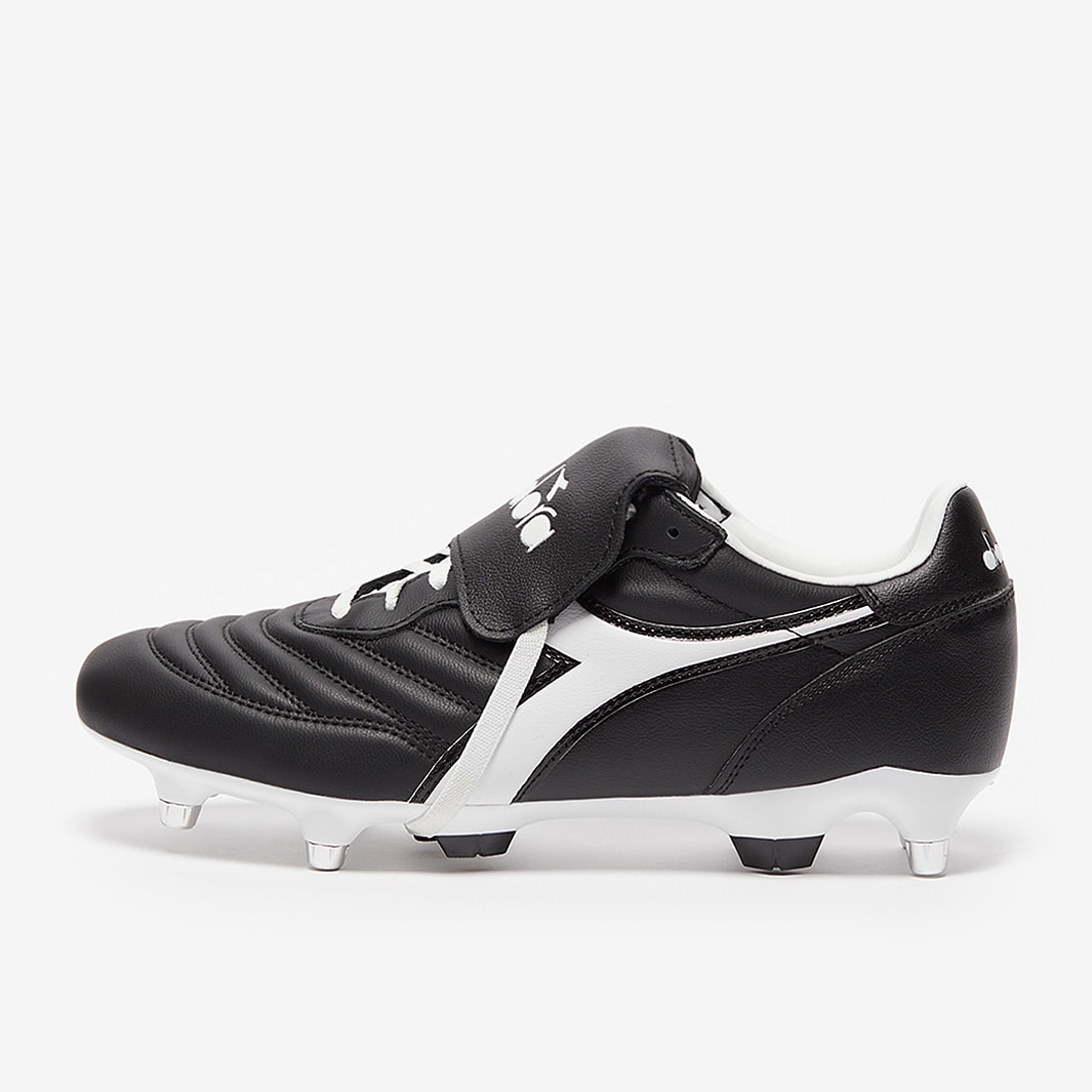 Diadora Brasil Classico Leather SG - Black/White - Adult