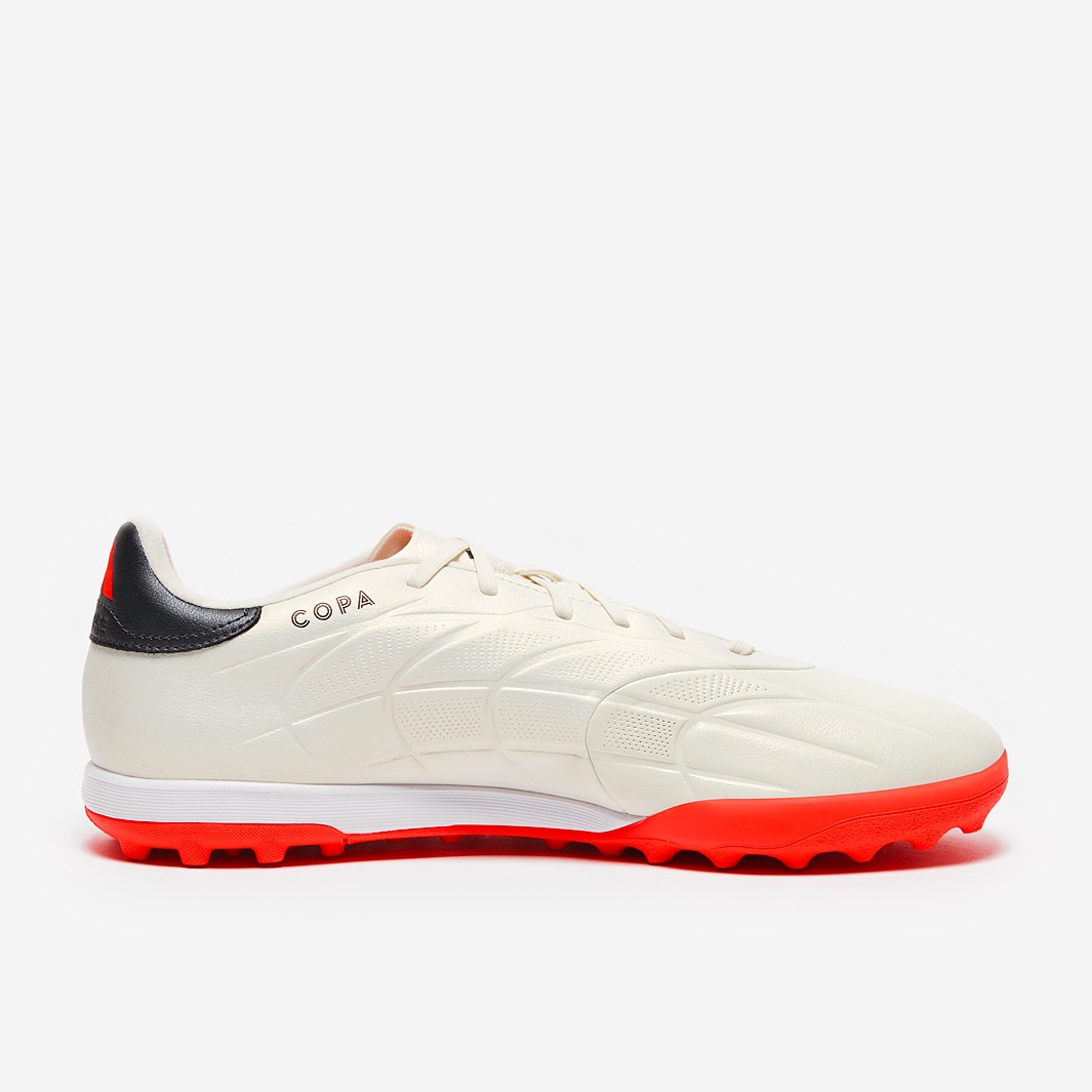 adidas Copa Pure 2 Elite Turf - Ivory/Core Black/Solar Red - Adult