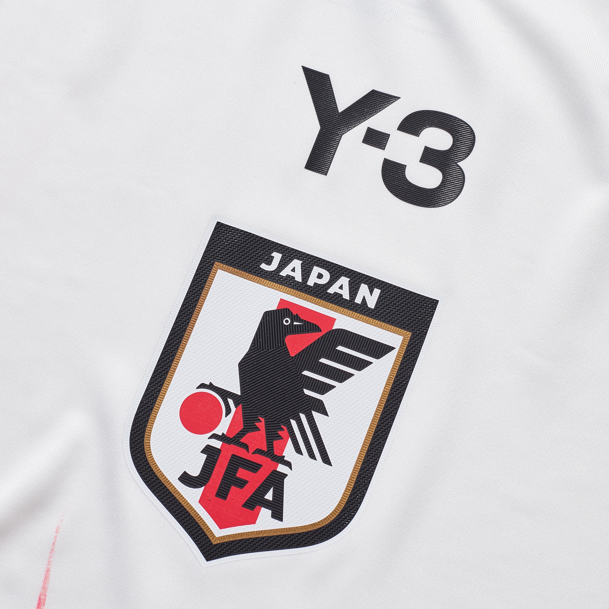 adidas サッカーシャツ Lサイズ ホワイト/レッド/ブラック adidas Japan x Y-3 2024 Authentic Away Shirt - Core White - Mens