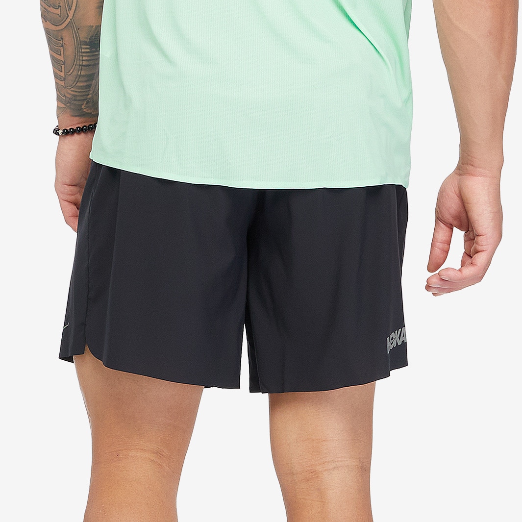 ウォーキング・ランニングウェア HOKA 7inch Shorts (mens S size) hr23-holid-7-short-besl-m-f.