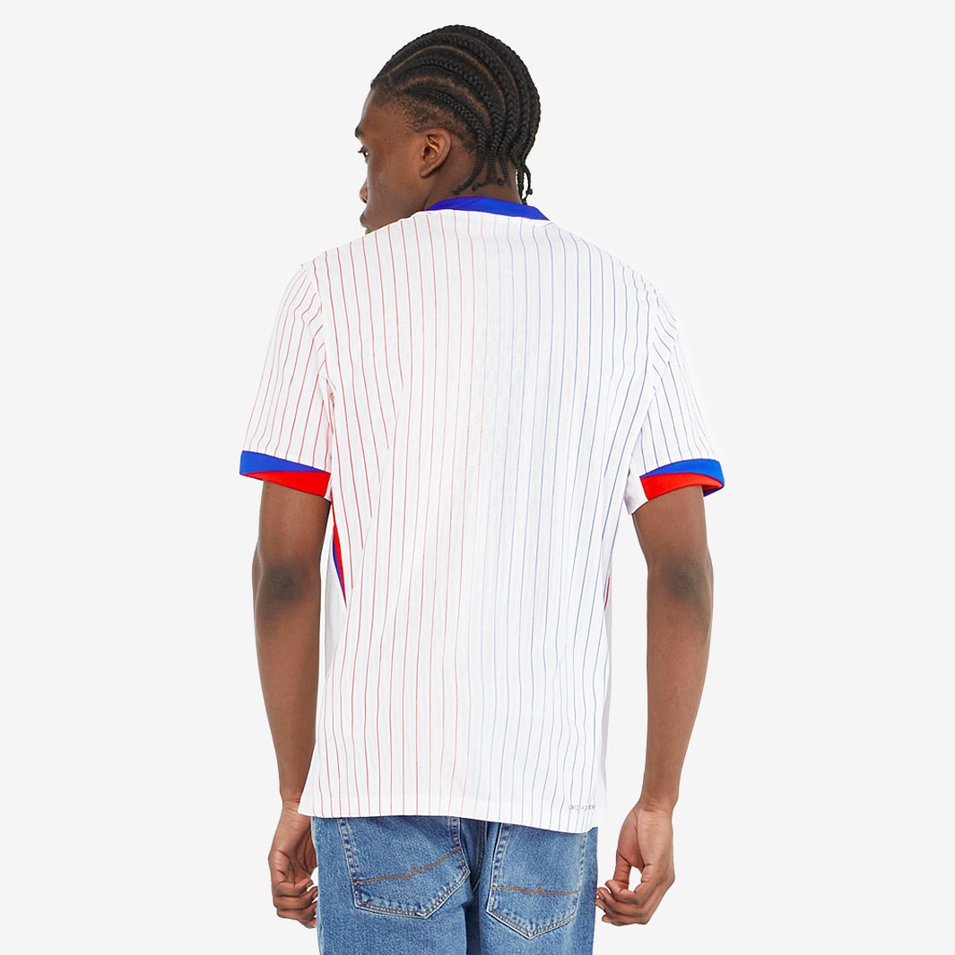 Nike France 2024 Dri-FIT ADV Match SS Away Shirt - White/Bright