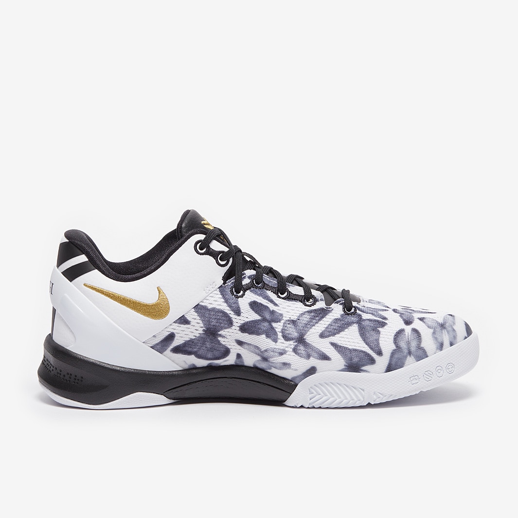 Nike Kobe 8 Older Kids (GS) - White/Metallic Gold/Black - Trainers