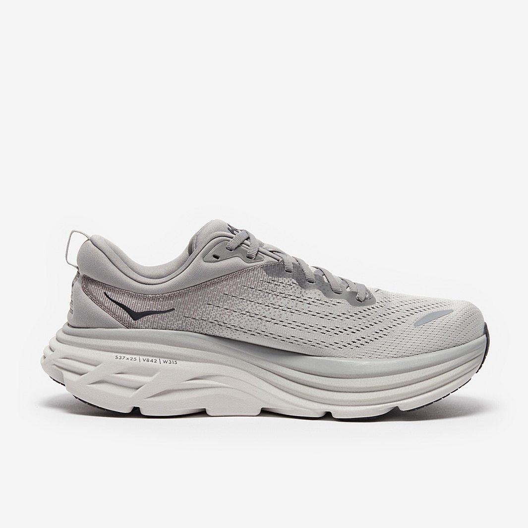 Hoka Bondi Sharkskin/Harbor Mist Trainers Mens Shoes