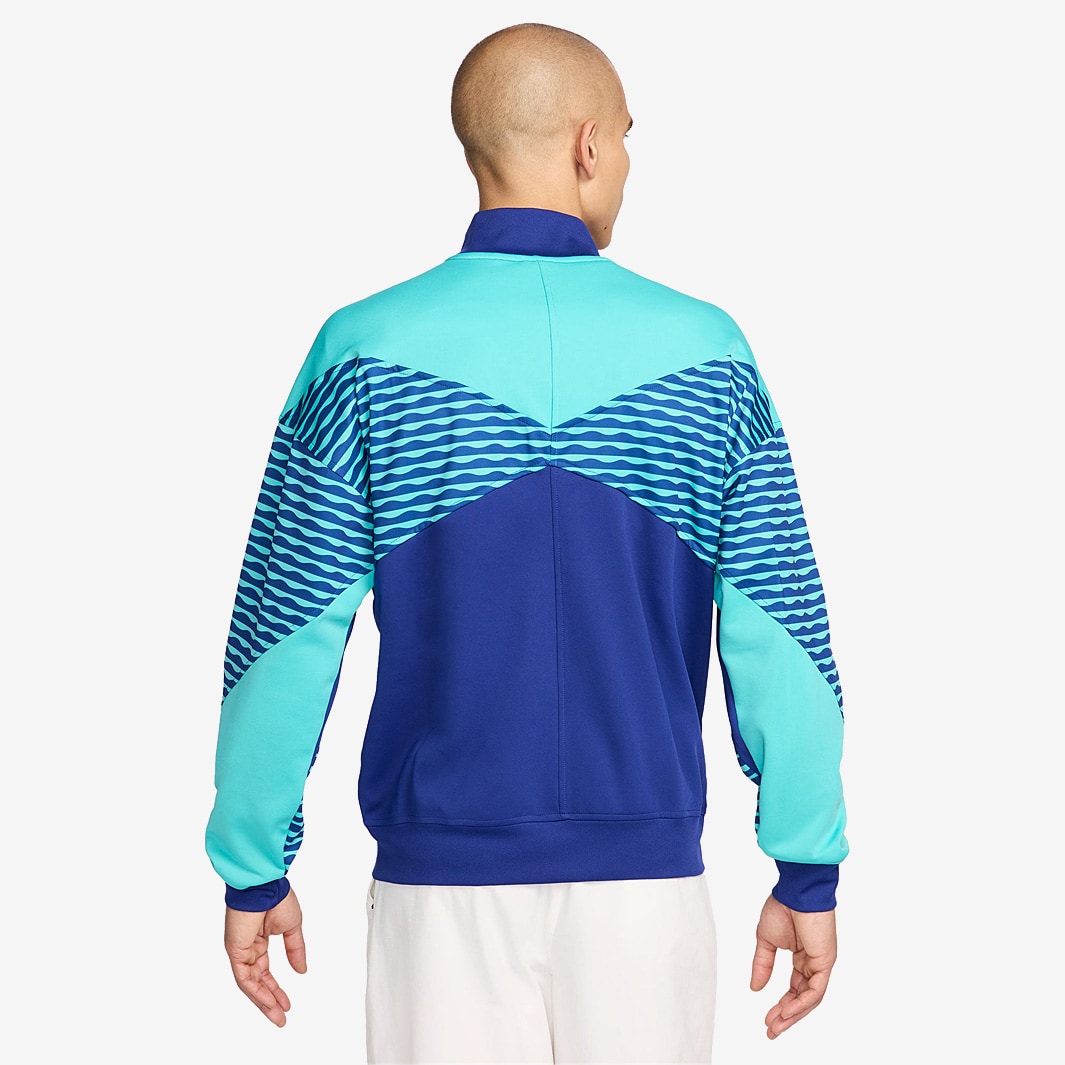 Nike Brazil 2024 Dri-FIT Anthem Jacket - Deep Royal Blue/Lt Retro