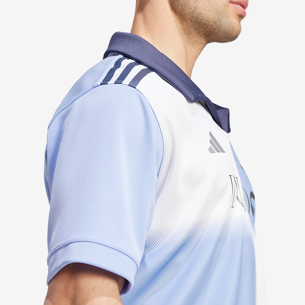 adidas All Black Training Jersey - Blue Spark - Mens Replica | Pro