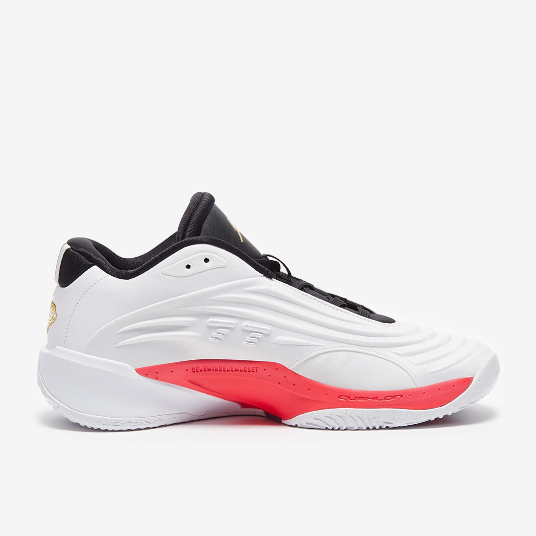 Jordan Luka White/Metallic Gold/Black/Red Orbit Trainers