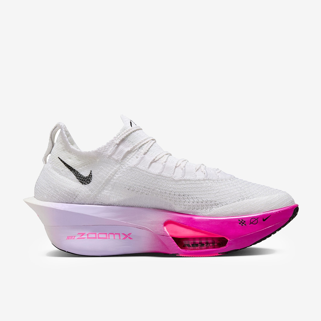 激安アウトレット Nike Womens Alphafly Next Percent 3 - White/Black/Purple スパイク・シューズ