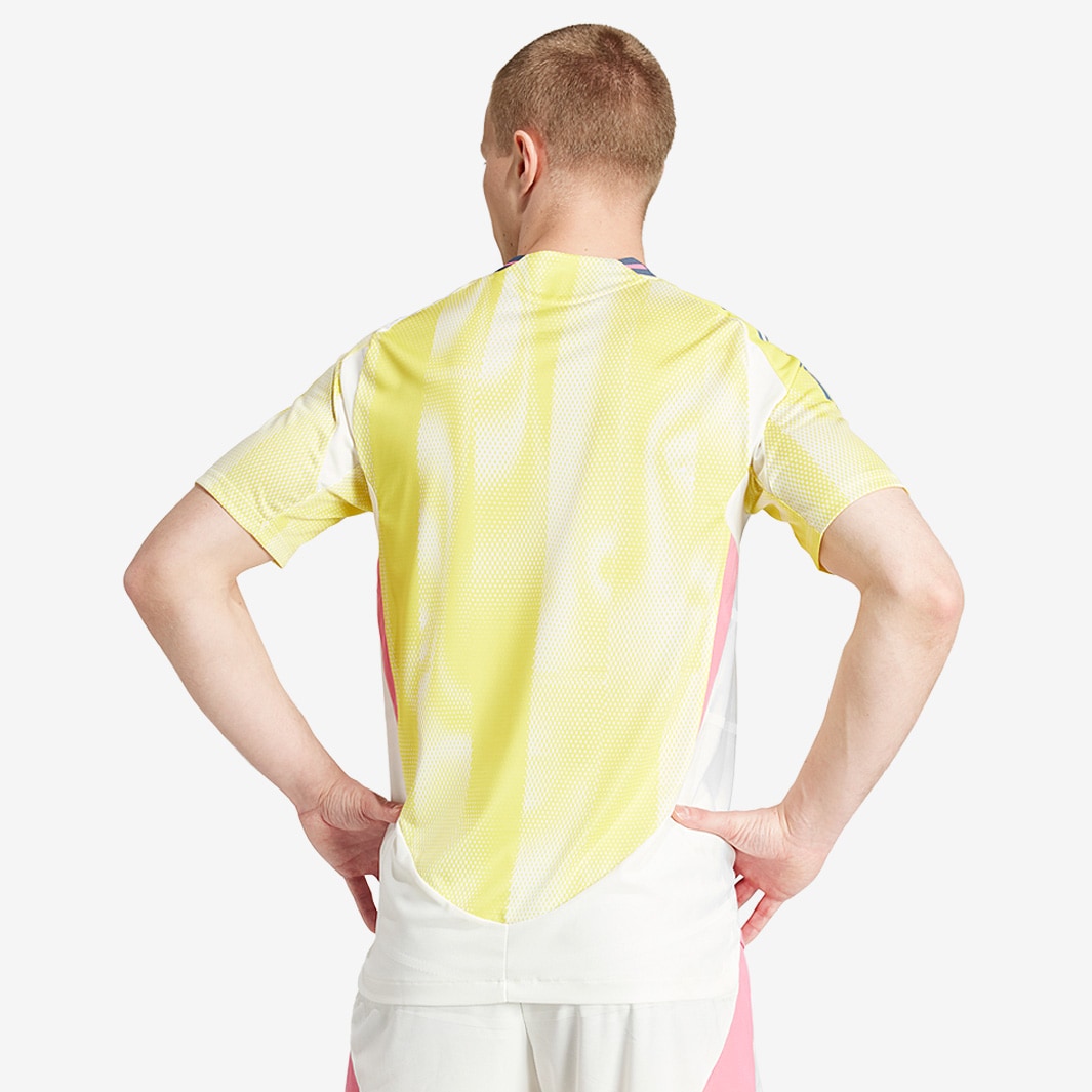adidas Juventus 24/25 Authentic Away Shirt - Pure Sulfur
