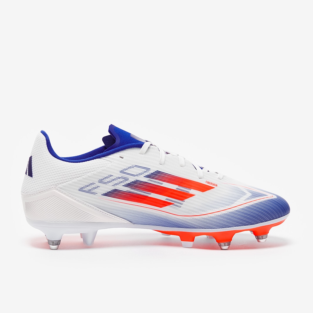 adidas F50 League Soft Ground - Ftwr White/Solar Red/Lucid Blue