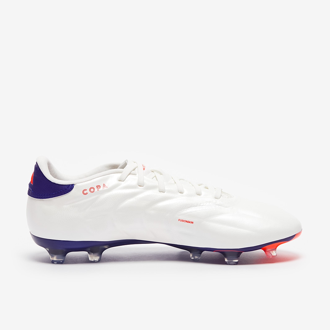 adidas Copa Pure 2 Pro Leather Firm Ground - Ftwr White/Lucid Blue