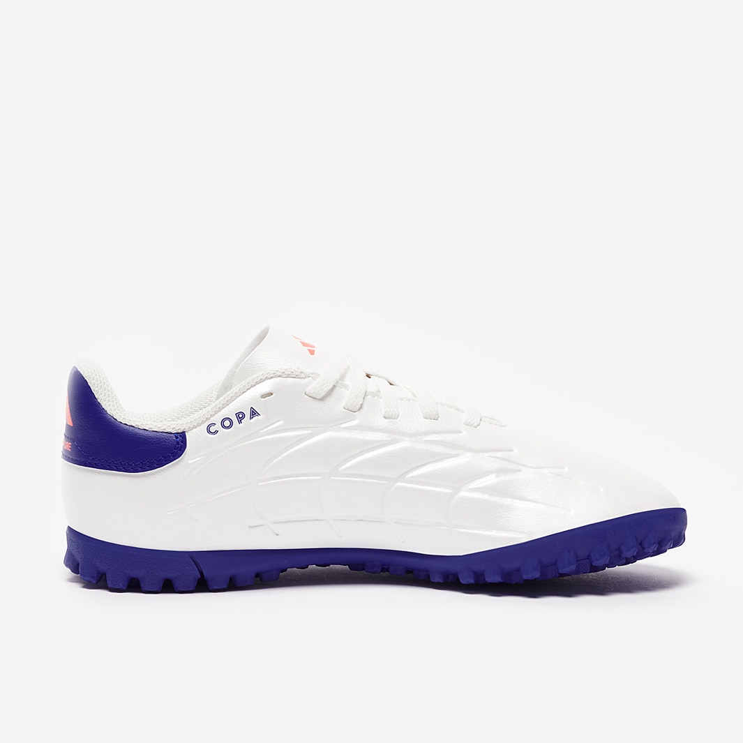 adidas Kids Copa Pure 2 Club Turf - Ftwr White/Lucid Blue